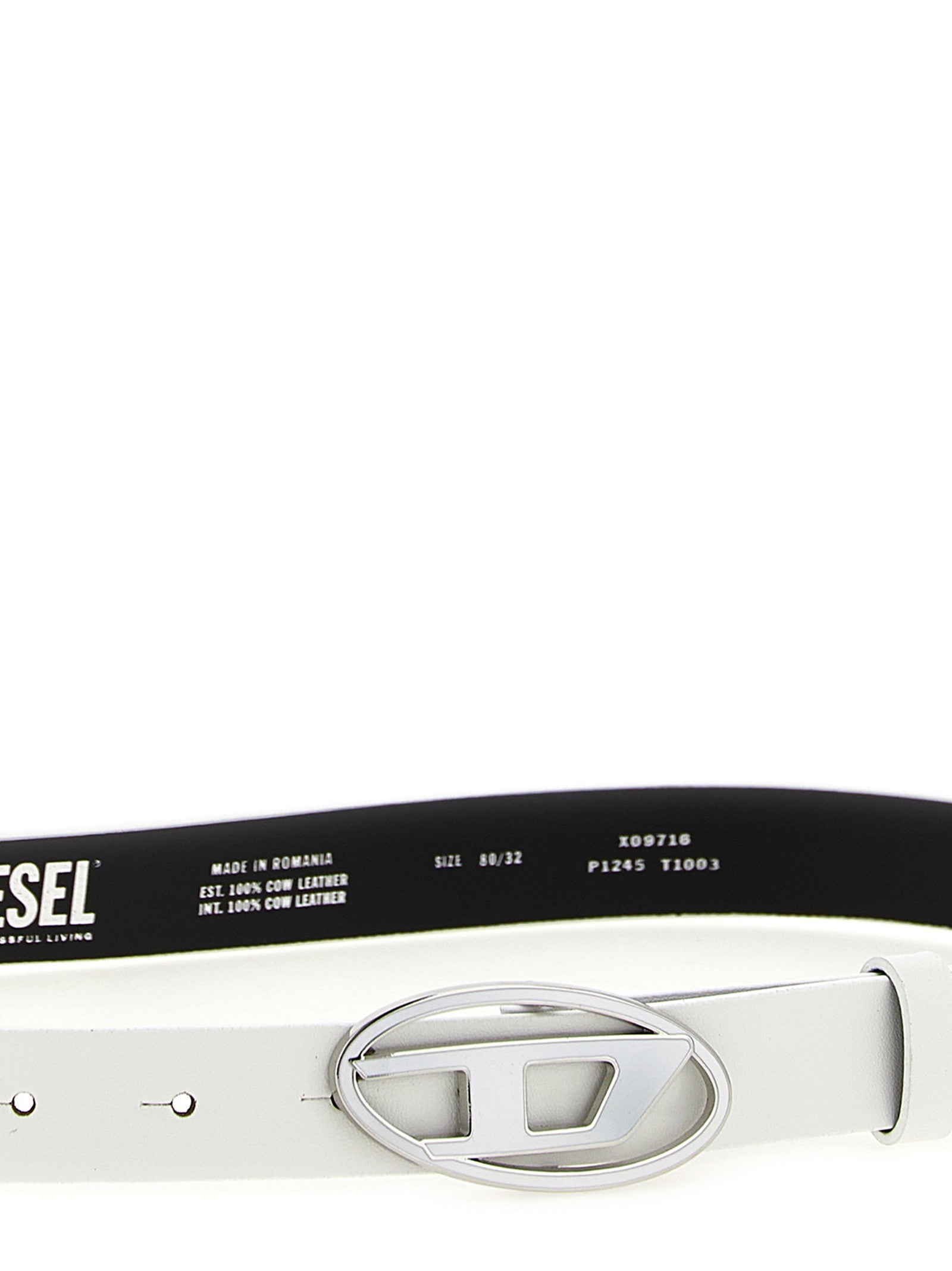 Diesel Belt White