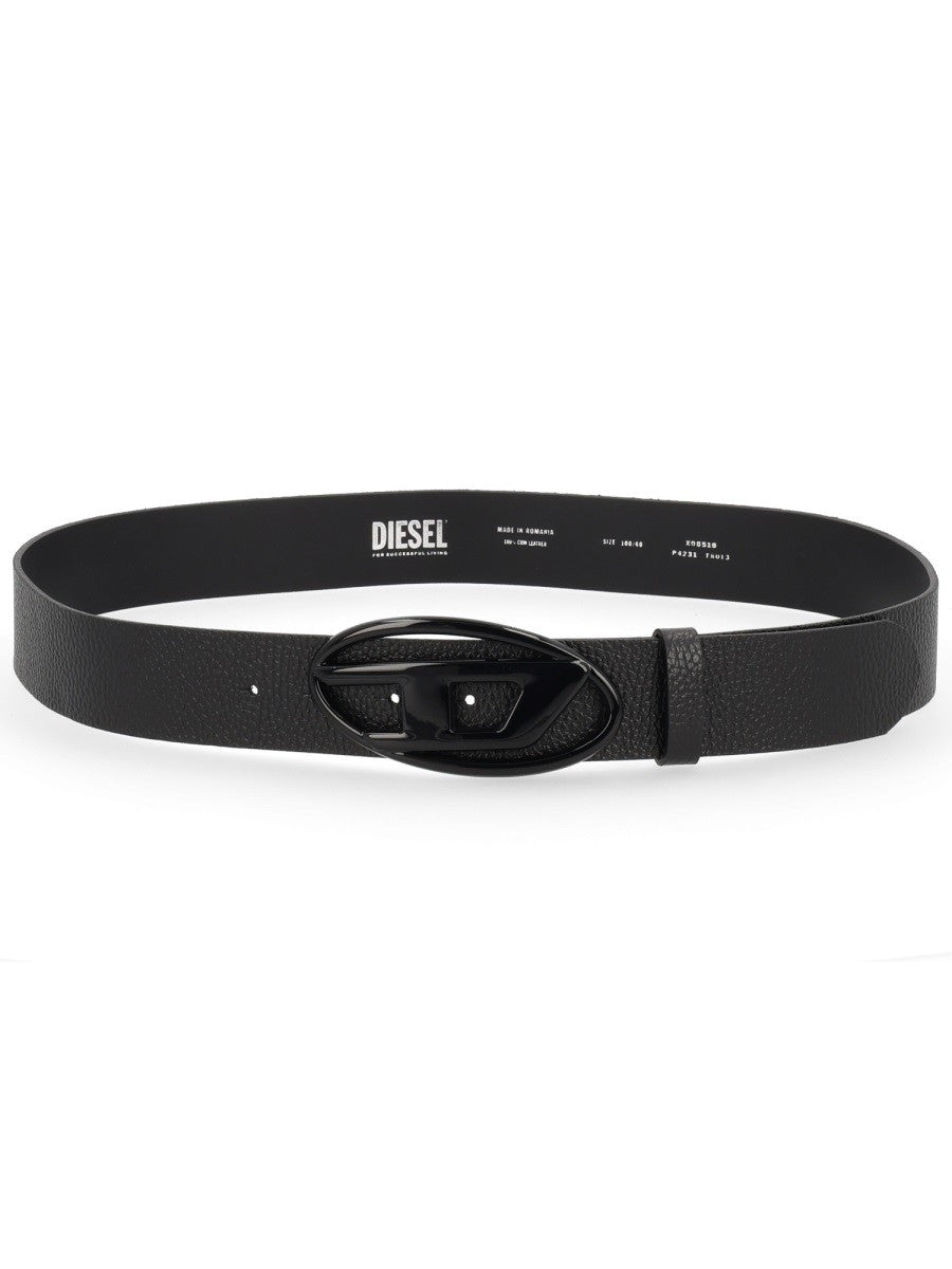 Diesel Unisex Belt Black Diesel