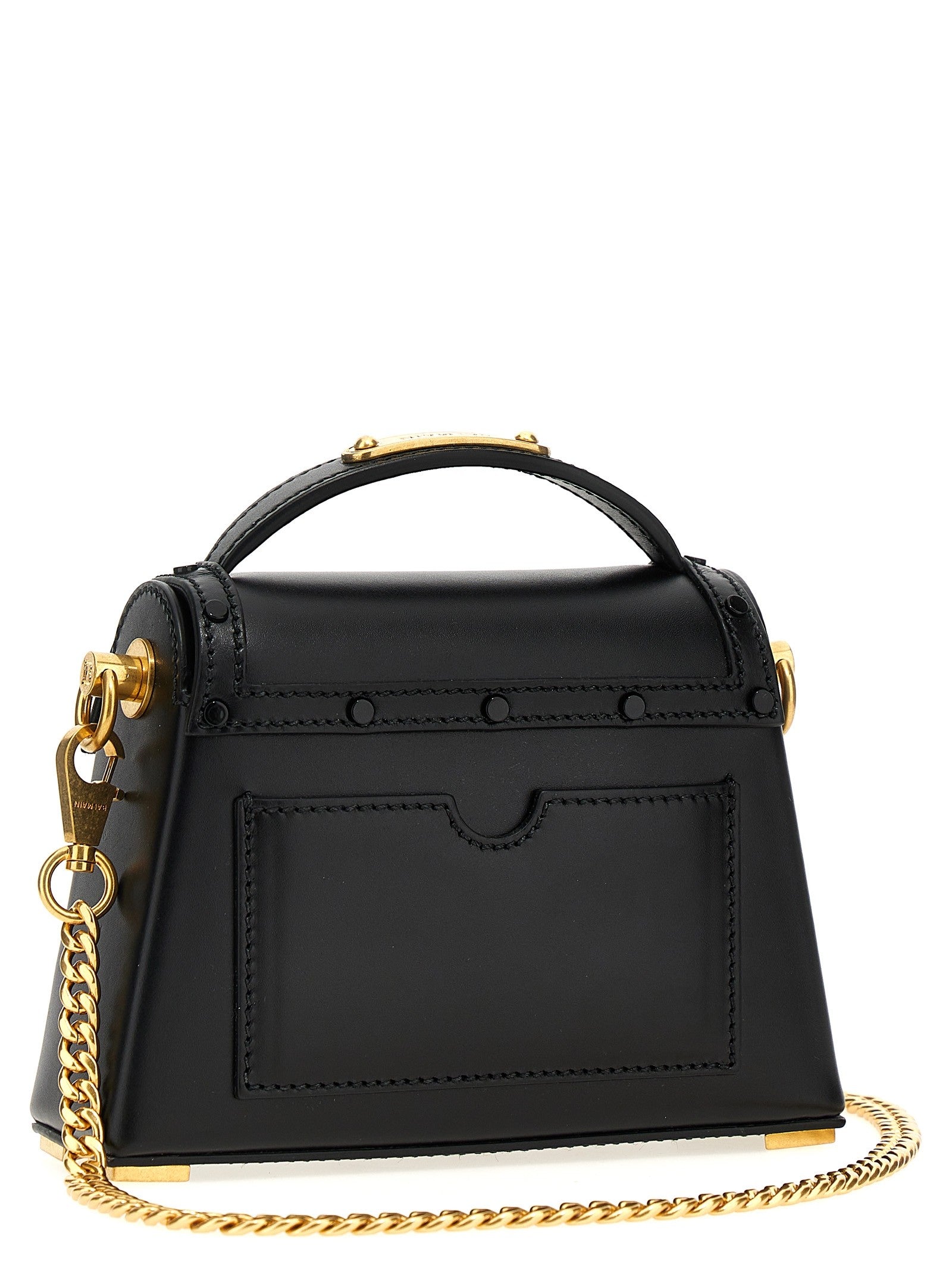 Balmain Buzz Dynasty Small Handbag Black