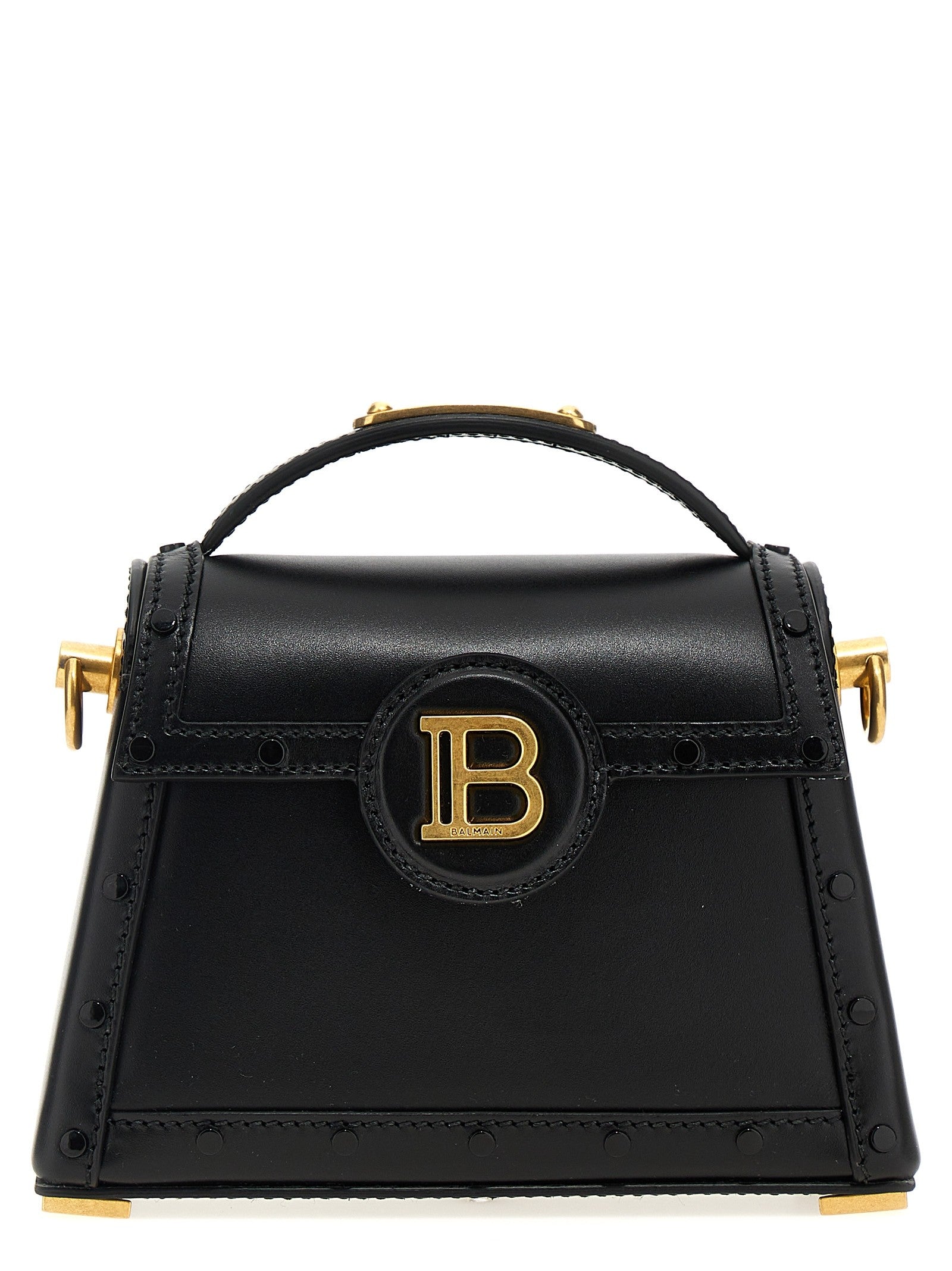 Balmain Buzz Dynasty Small Handbag Black