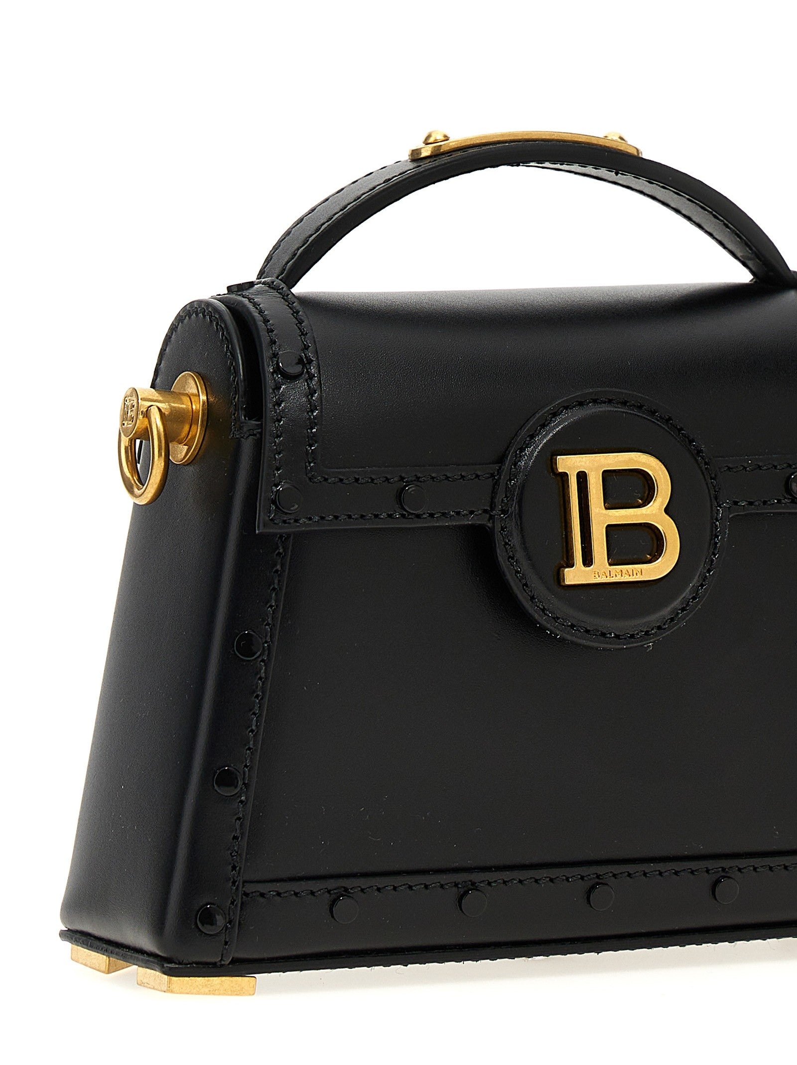 Balmain Buzz Dynasty Small Handbag Black