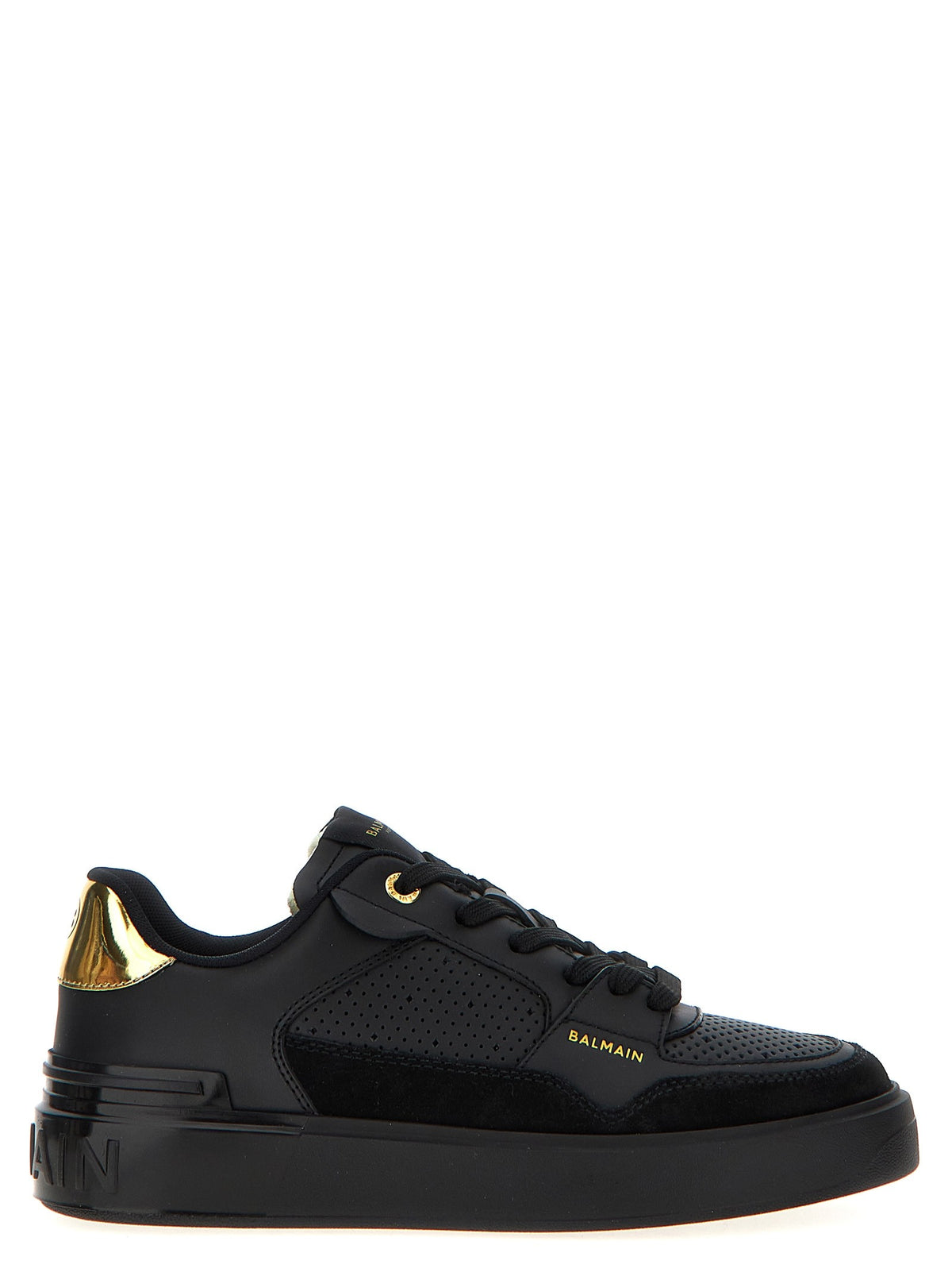 Balmain Court Flip Sneakers Black