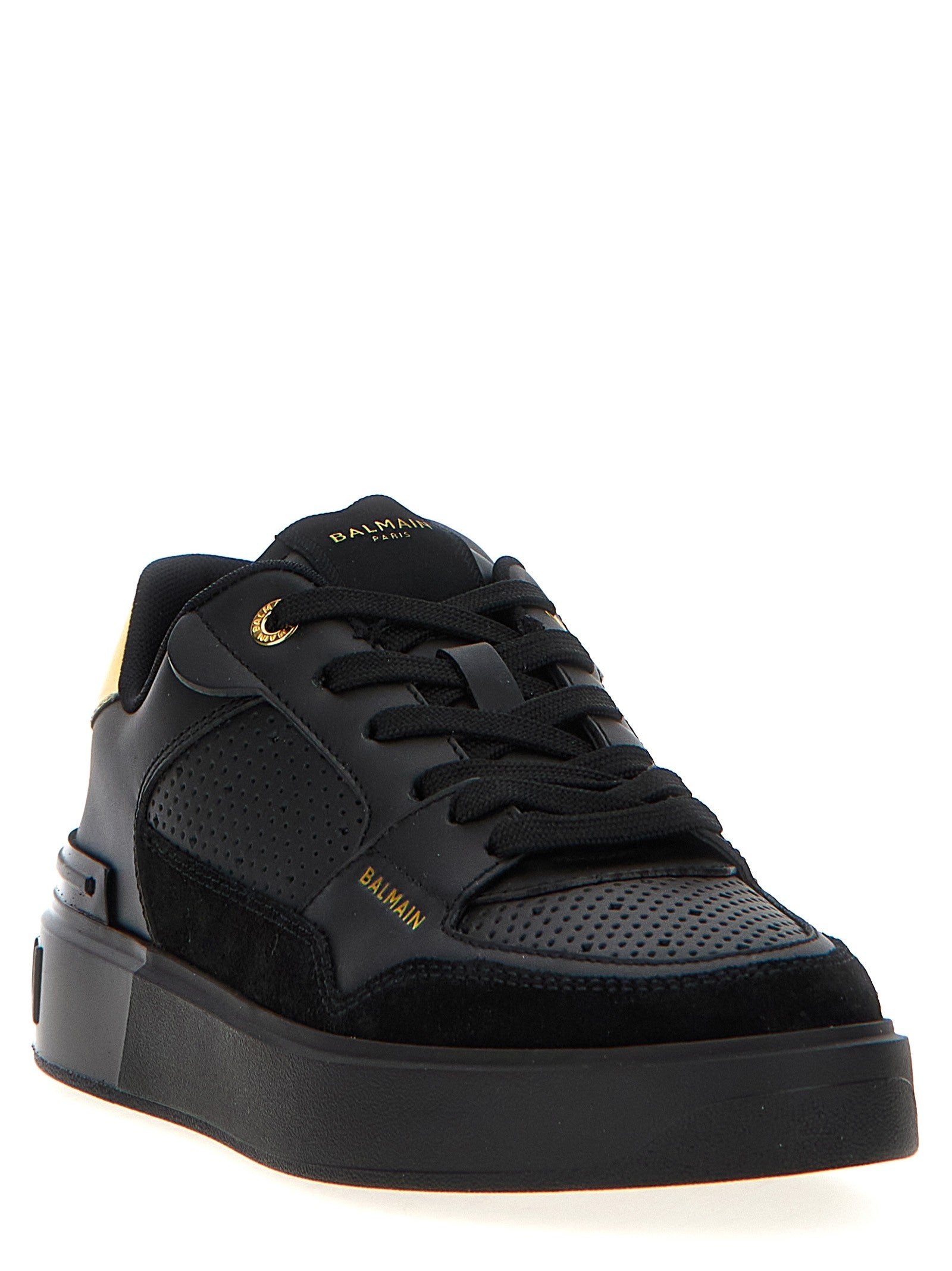 Balmain Court Flip Sneakers Black