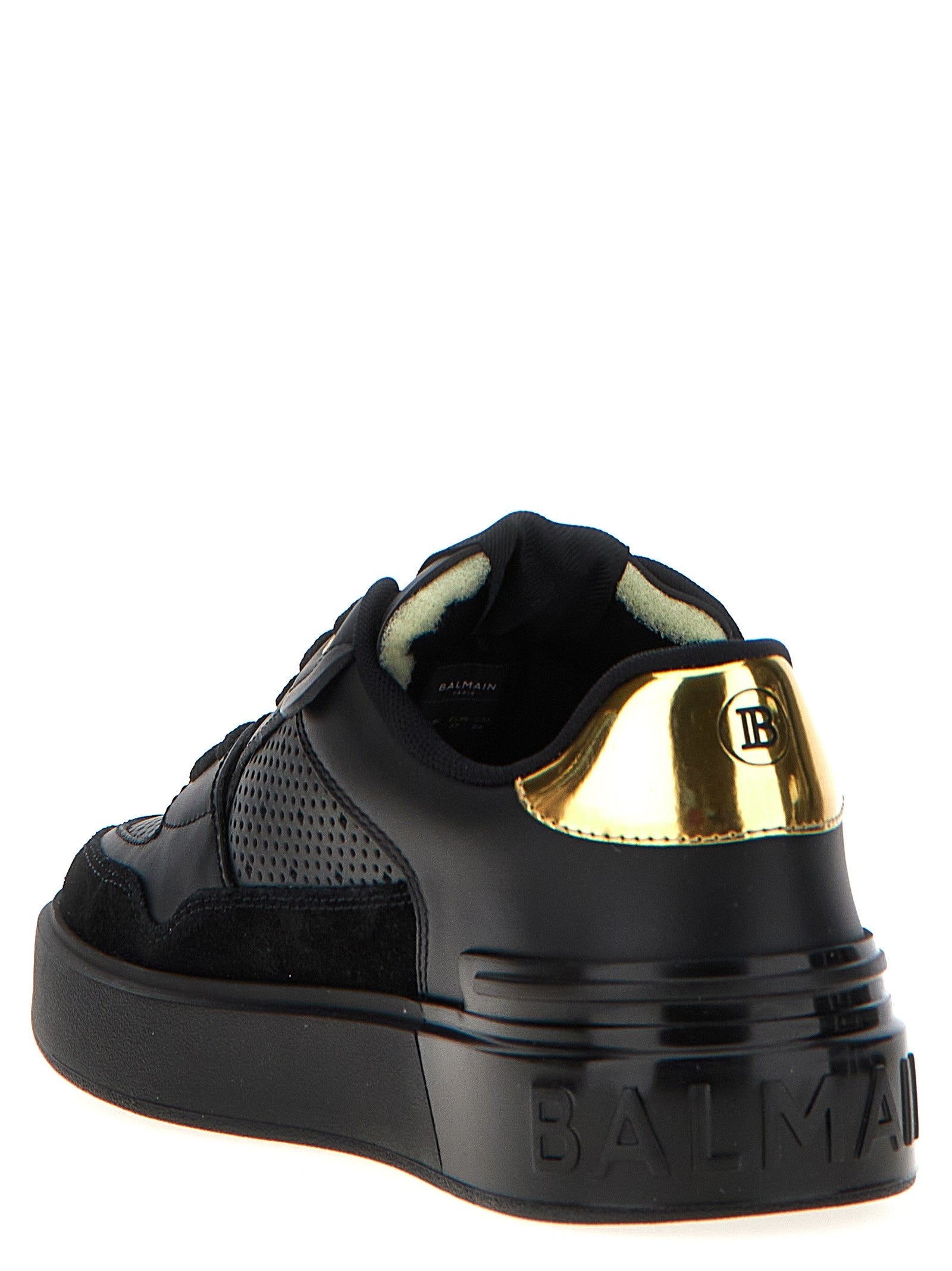 Balmain Court Flip Sneakers Black