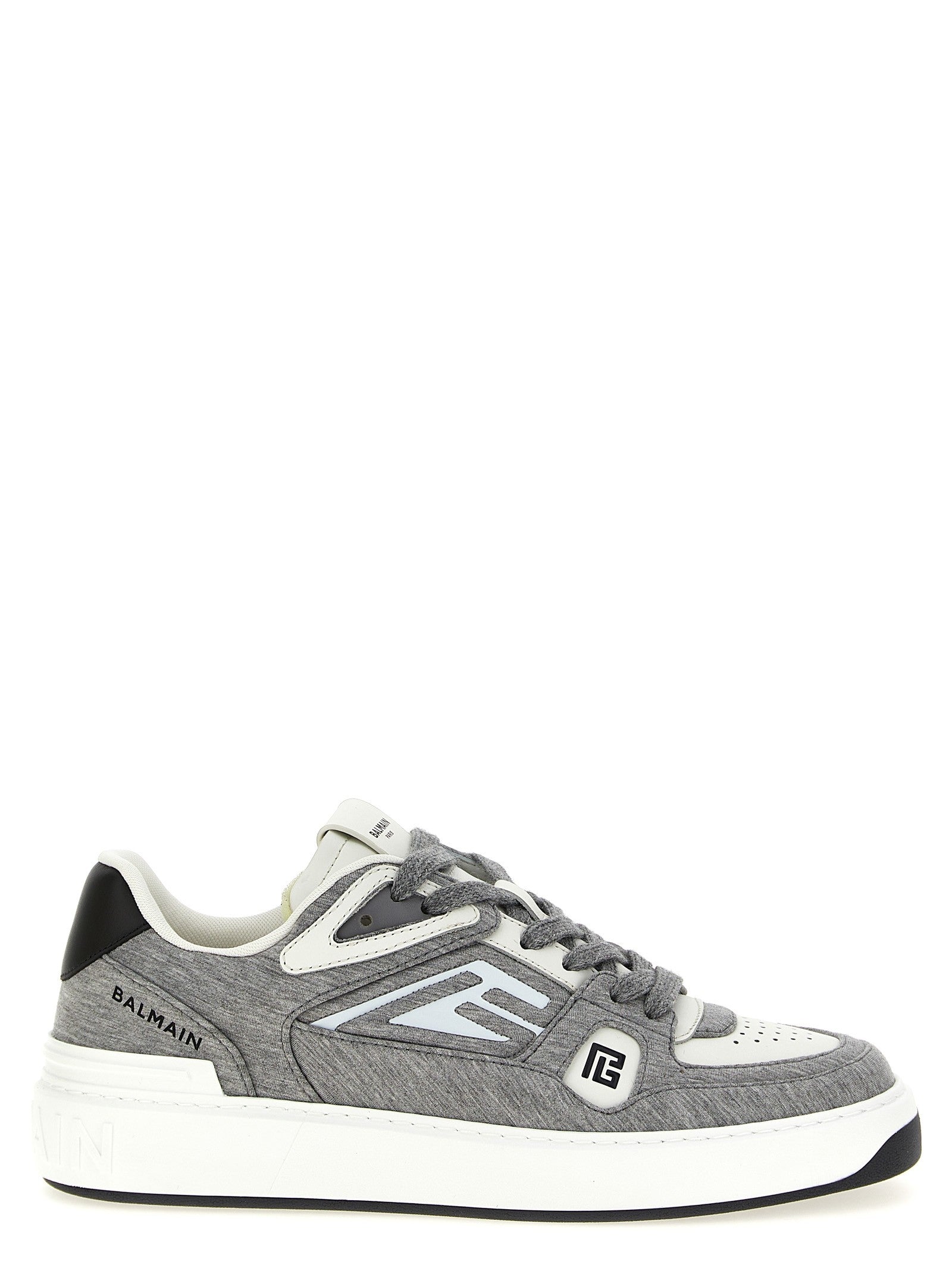 Balmain Court Skate Sneakers Gold