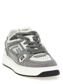 Balmain Court Skate Sneakers Gold