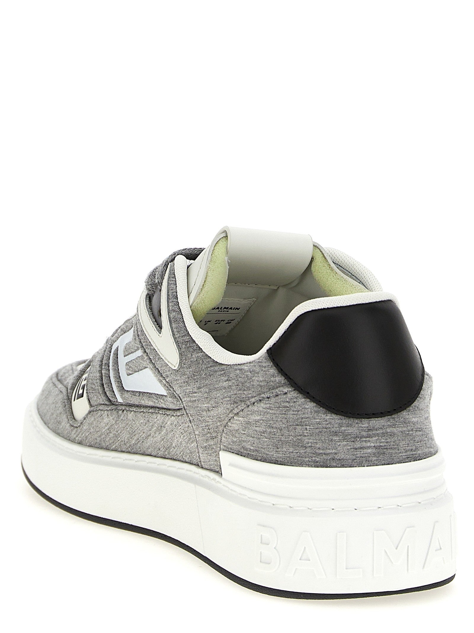 Balmain Court Skate Sneakers Gold