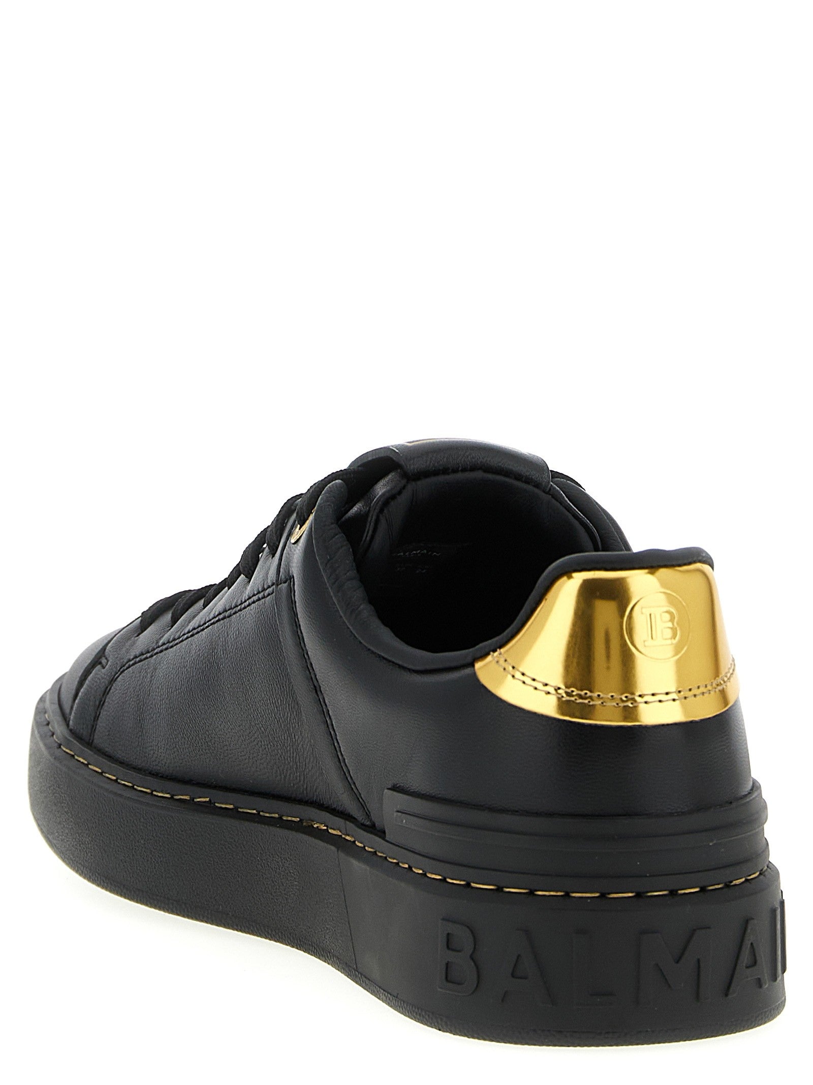 Balmain Court Sneakers Black