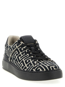 Balmain Court Sneakers Black