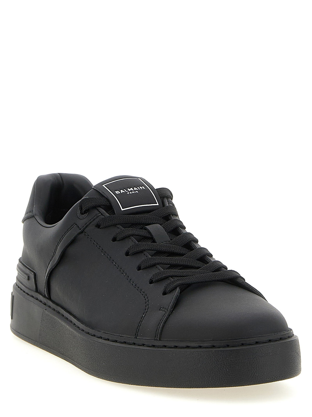 Balmain Court Sneakers Black, view 2