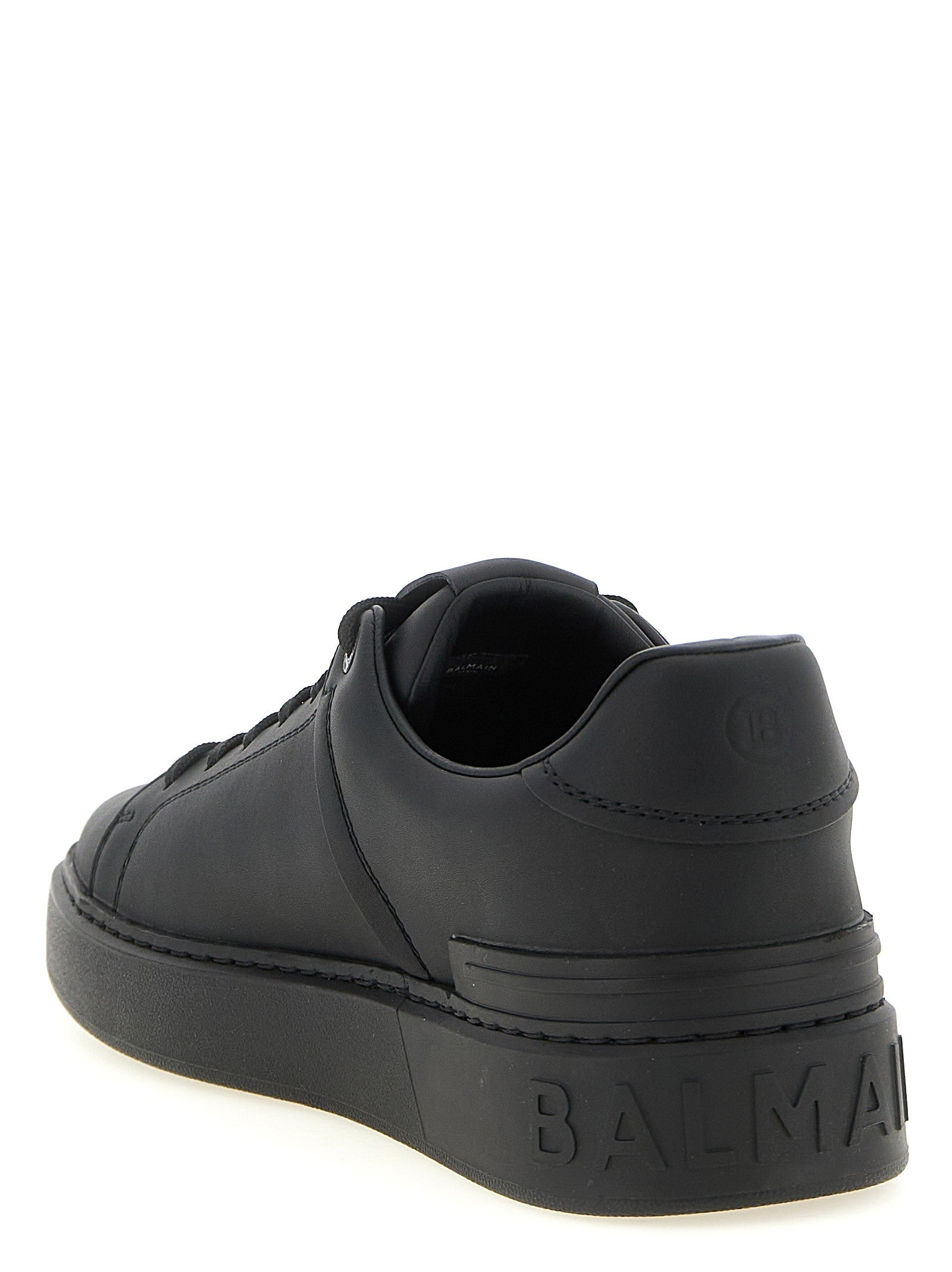 Balmain Court Sneakers Black