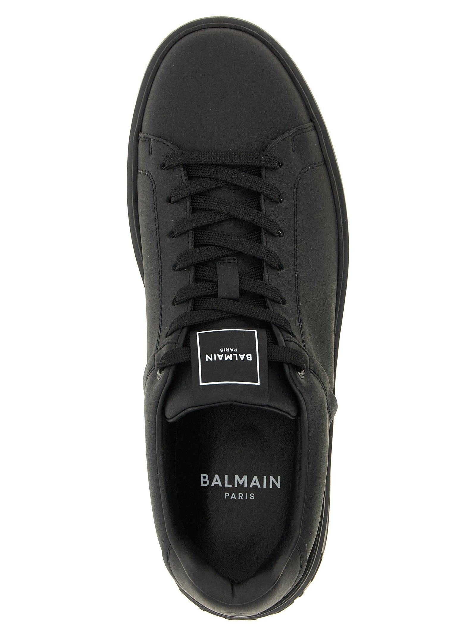 Balmain Court Sneakers Black