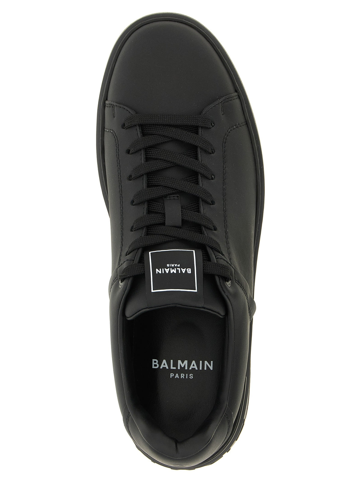 Balmain Court Sneakers Black, view 4