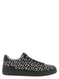 Balmain Court Sneakers Black