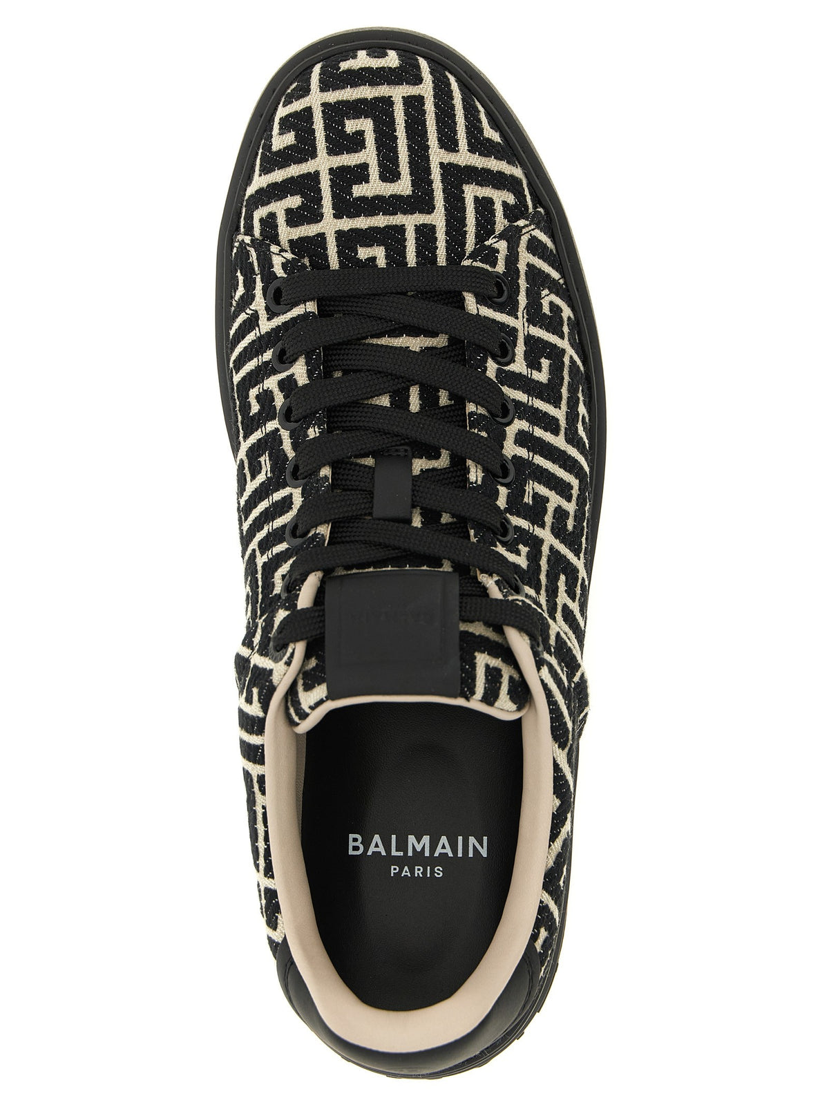 Balmain Court Sneakers White, view 4