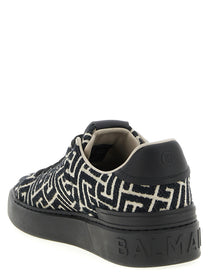 Balmain Court Sneakers Black