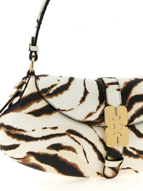 Ganni Kat Shoulder Bag Gold