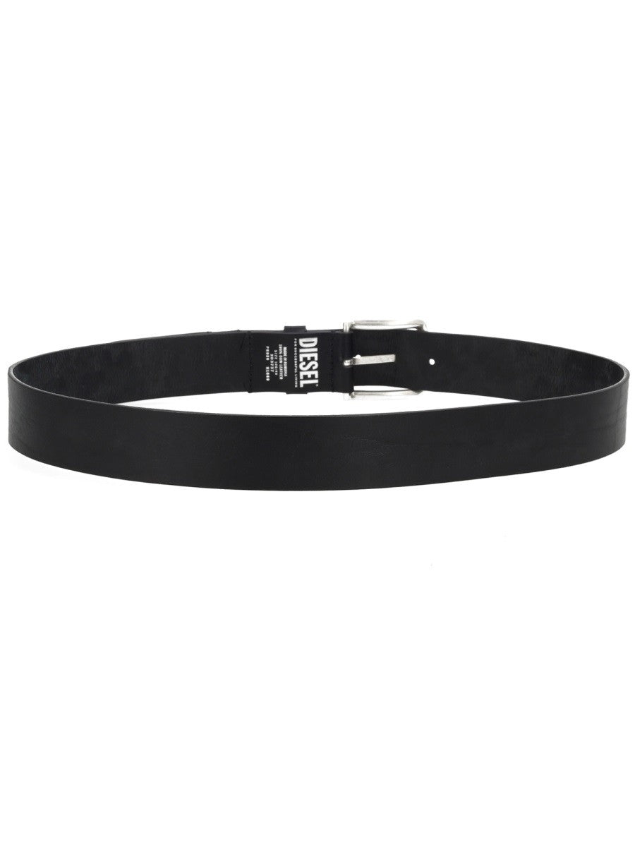 Diesel Men's Line Belt Black