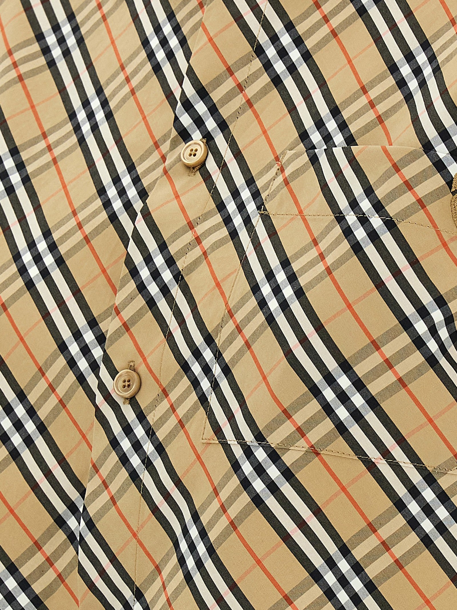 Burberry Shield Check Shirt Gold