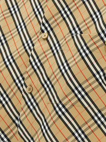 Burberry Shield Check Shirt Gold