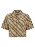 Burberry Shield Check Shirt Gold