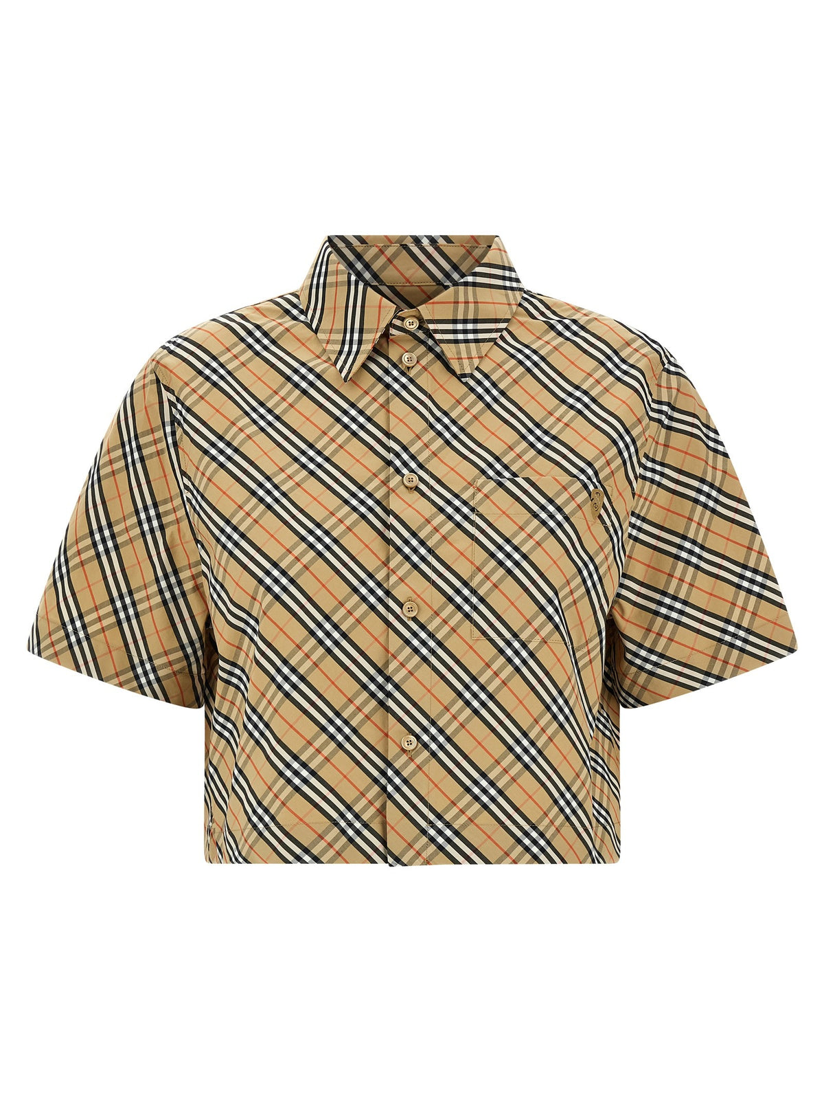 Burberry Shield Check Shirt Gold