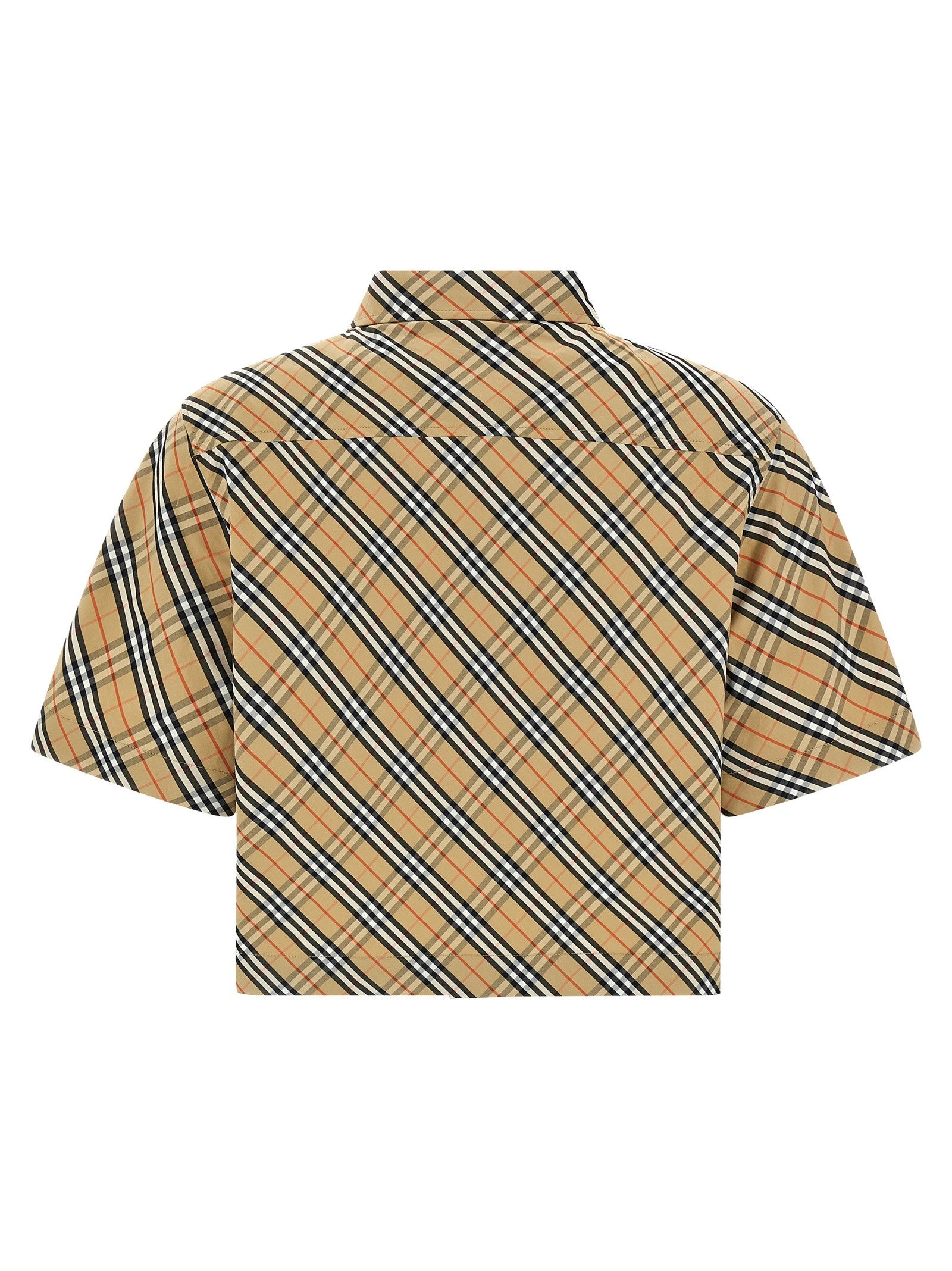 Burberry Shield Check Shirt Gold