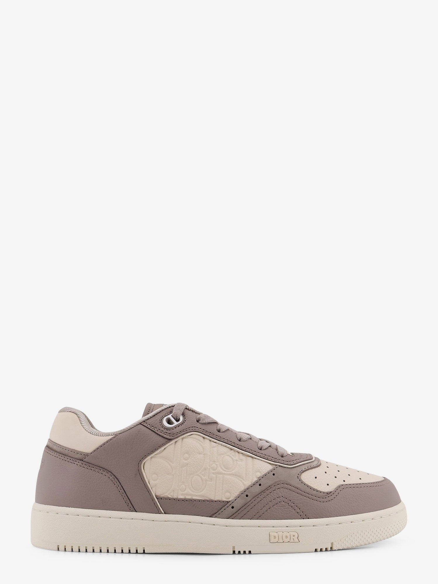 Dior Men's Leather Sneakers Grey Dior
