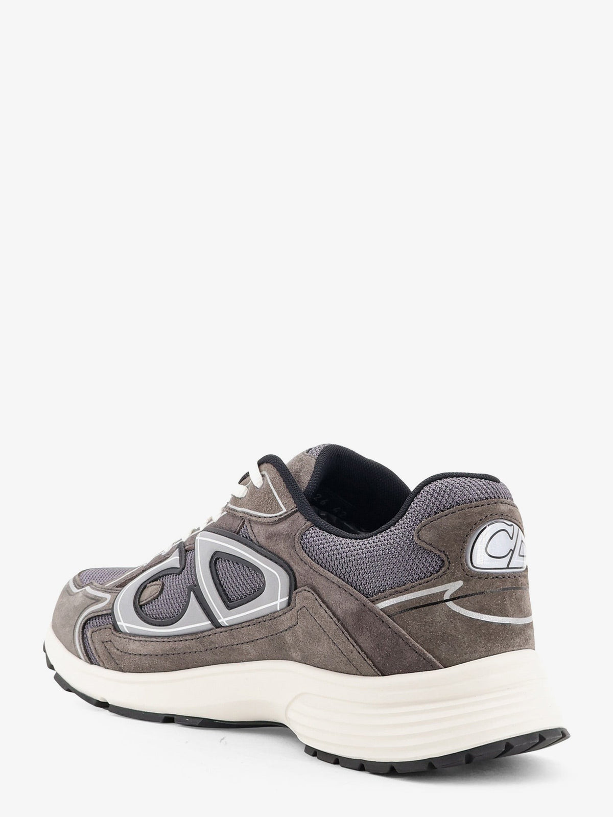 Dior Men's Countdown Sneaker in Suede and Technical Mesh Grey