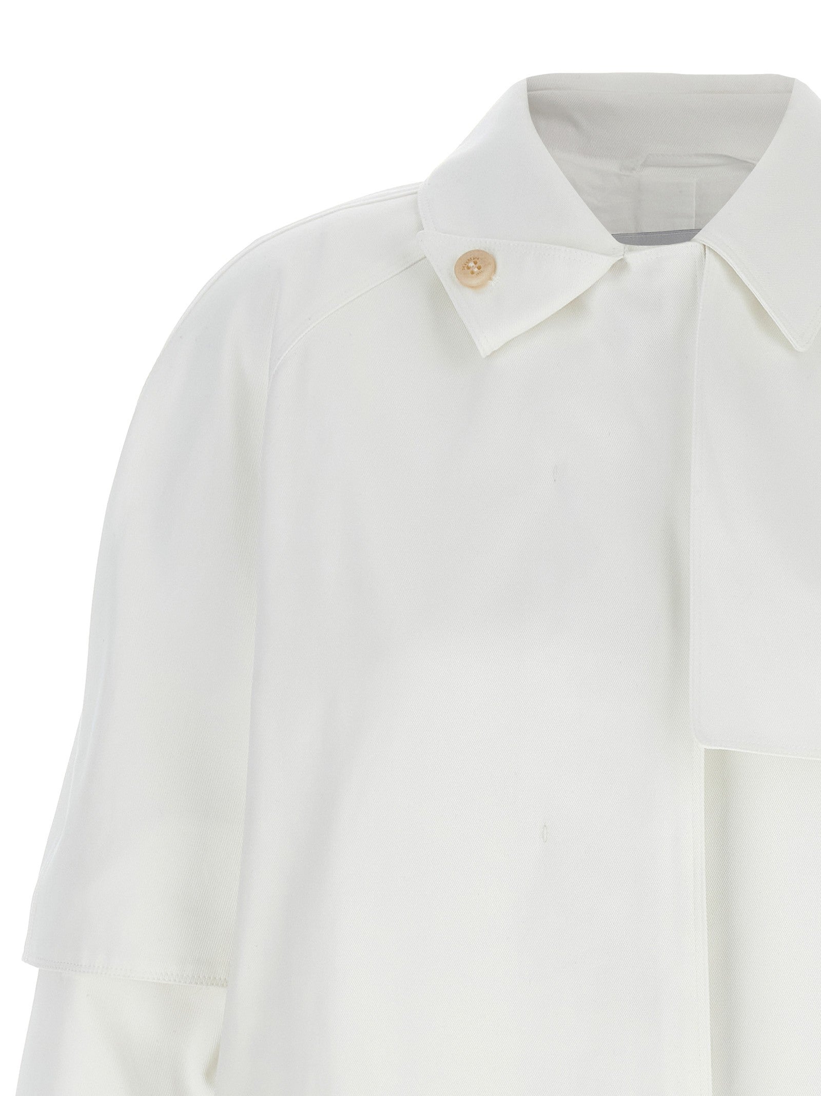 Max Mara Baba Trench Coat White