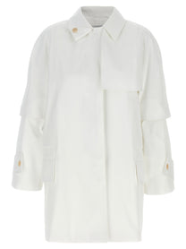 Max Mara Baba Trench Coat White