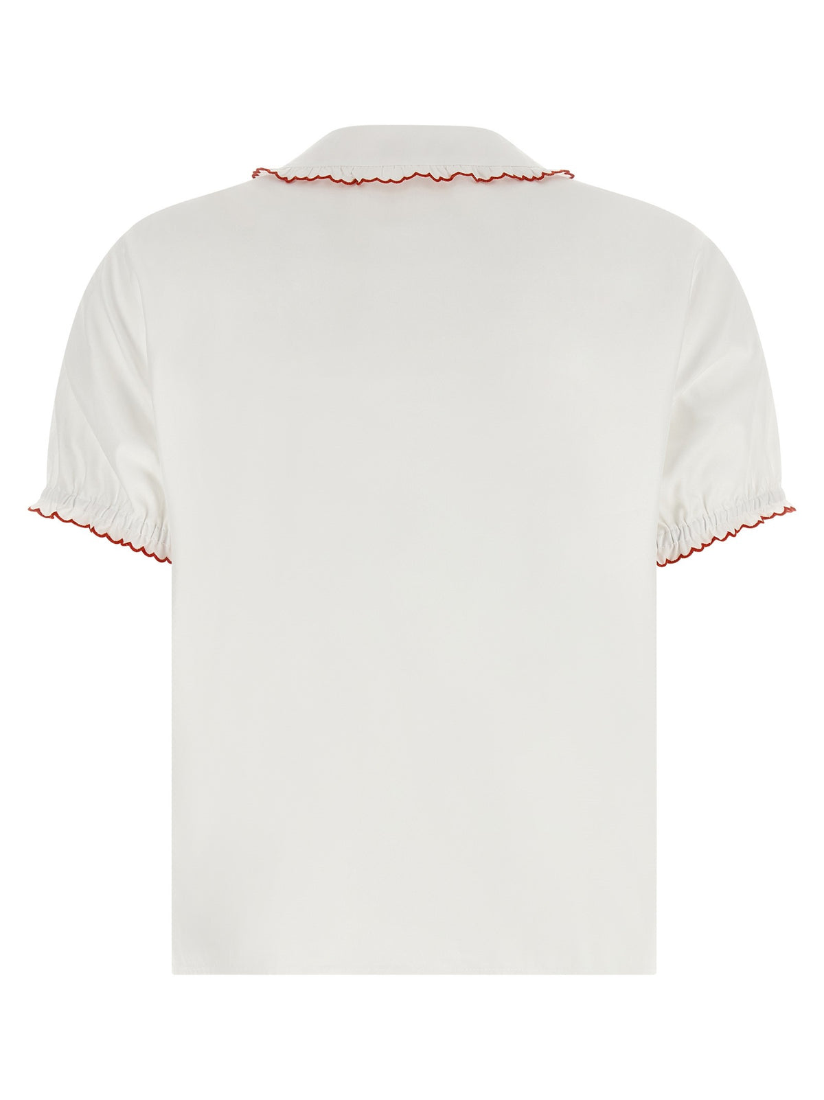Miu Miu Baby Collar Shirt Red, view 2