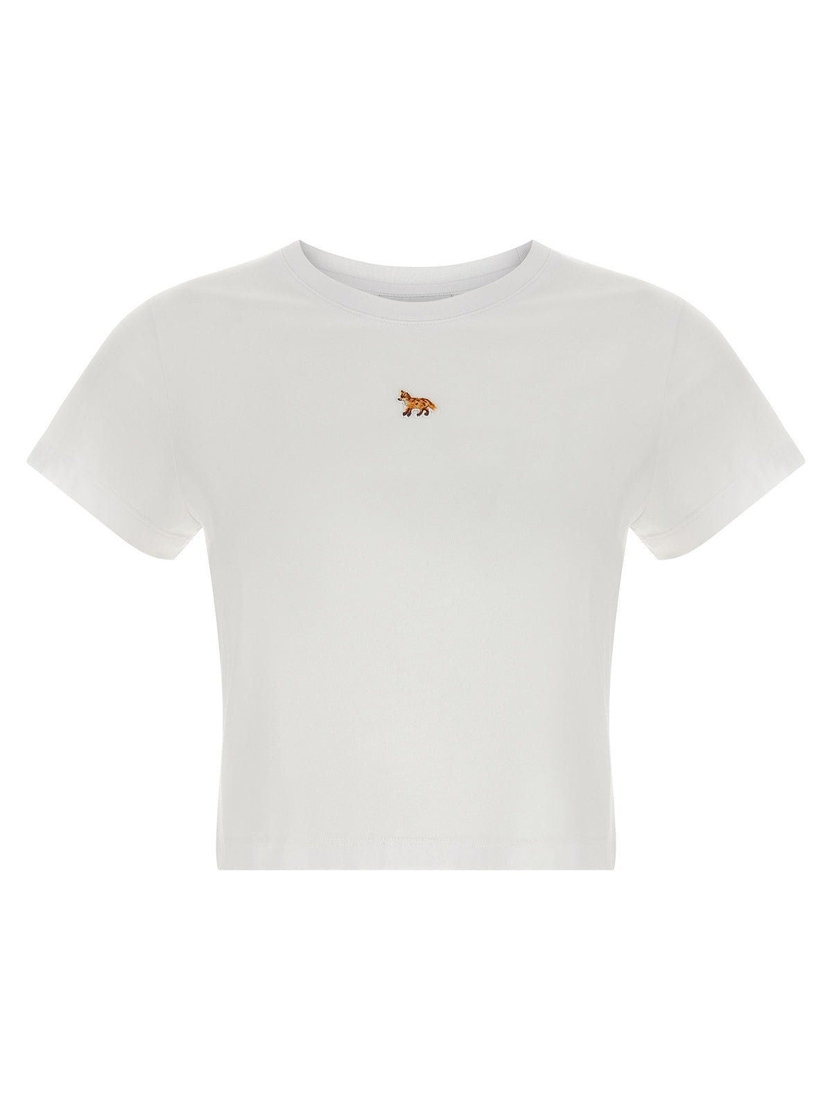 Maison Kitsuné Baby Fox Cropped Shirt White