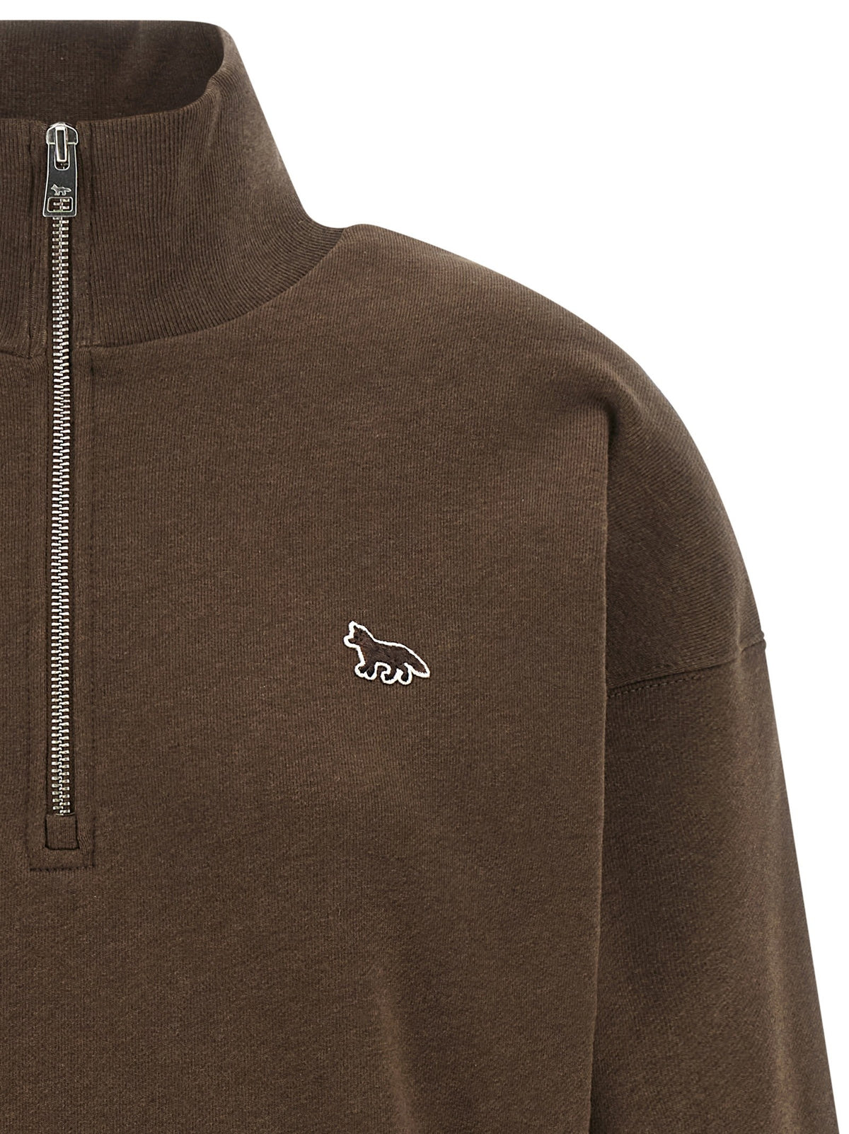 Maison Kitsuné Baby Fox Sweatshirt Brown