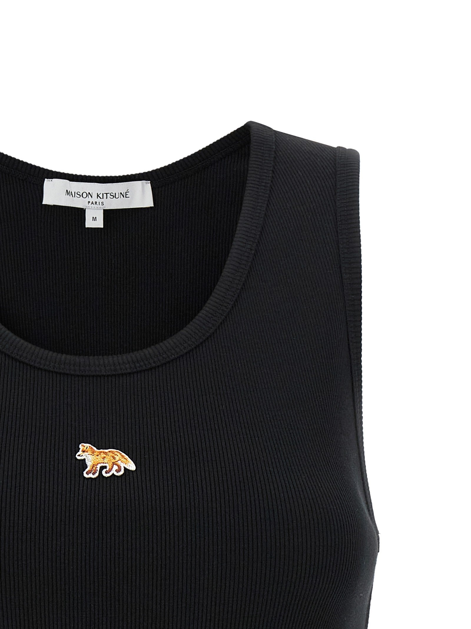 Maison Kitsuné Baby Fox Tank Top Black