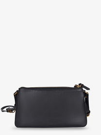 Pinko Women's Baby Love Bag One Slouchy Leather Crossbody Bag Black