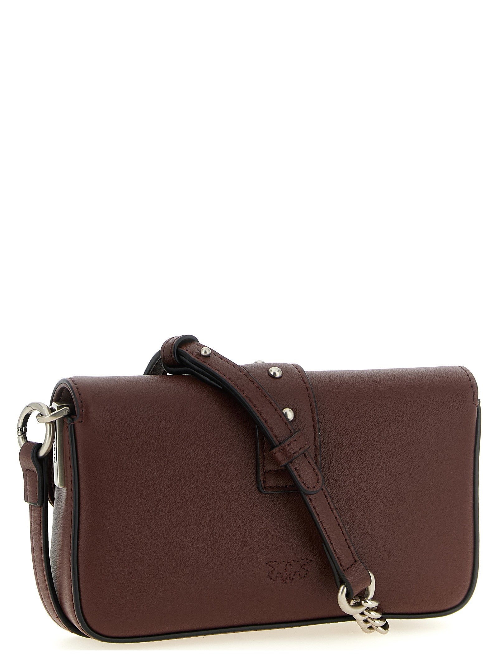Pinko Baby Love One Slouchy Small Shoulder Bag Red