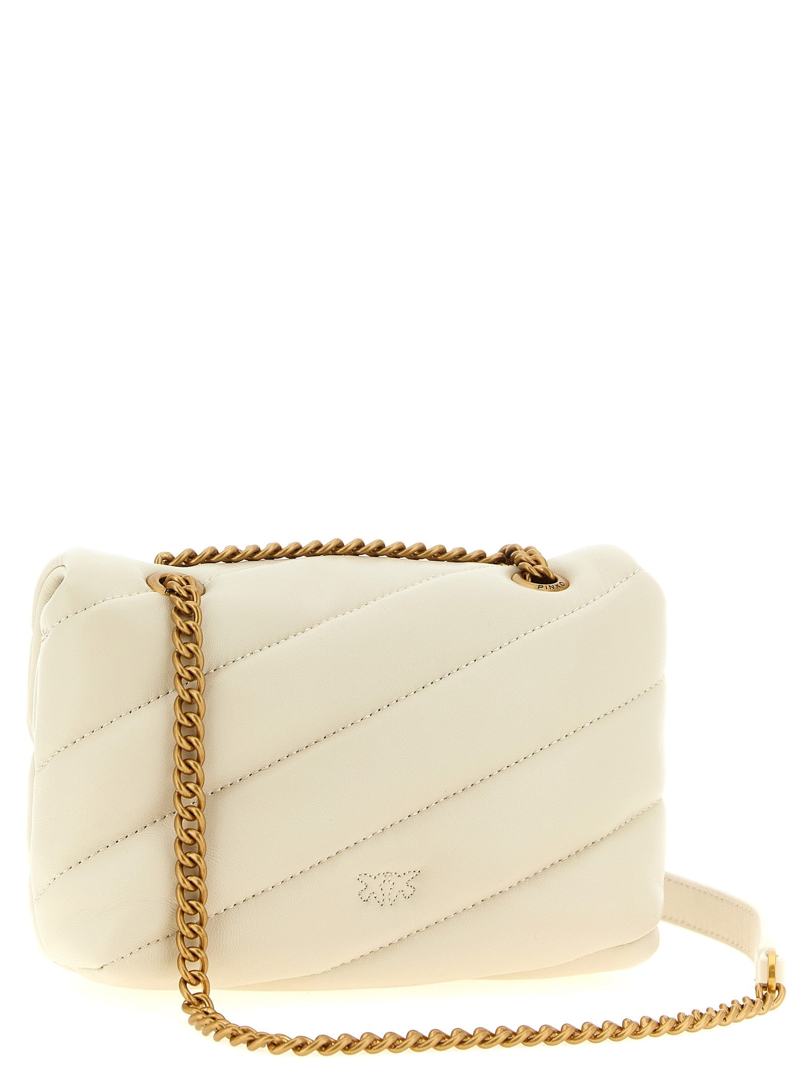 Pinko Baby Love Puff Crossbody Bag White