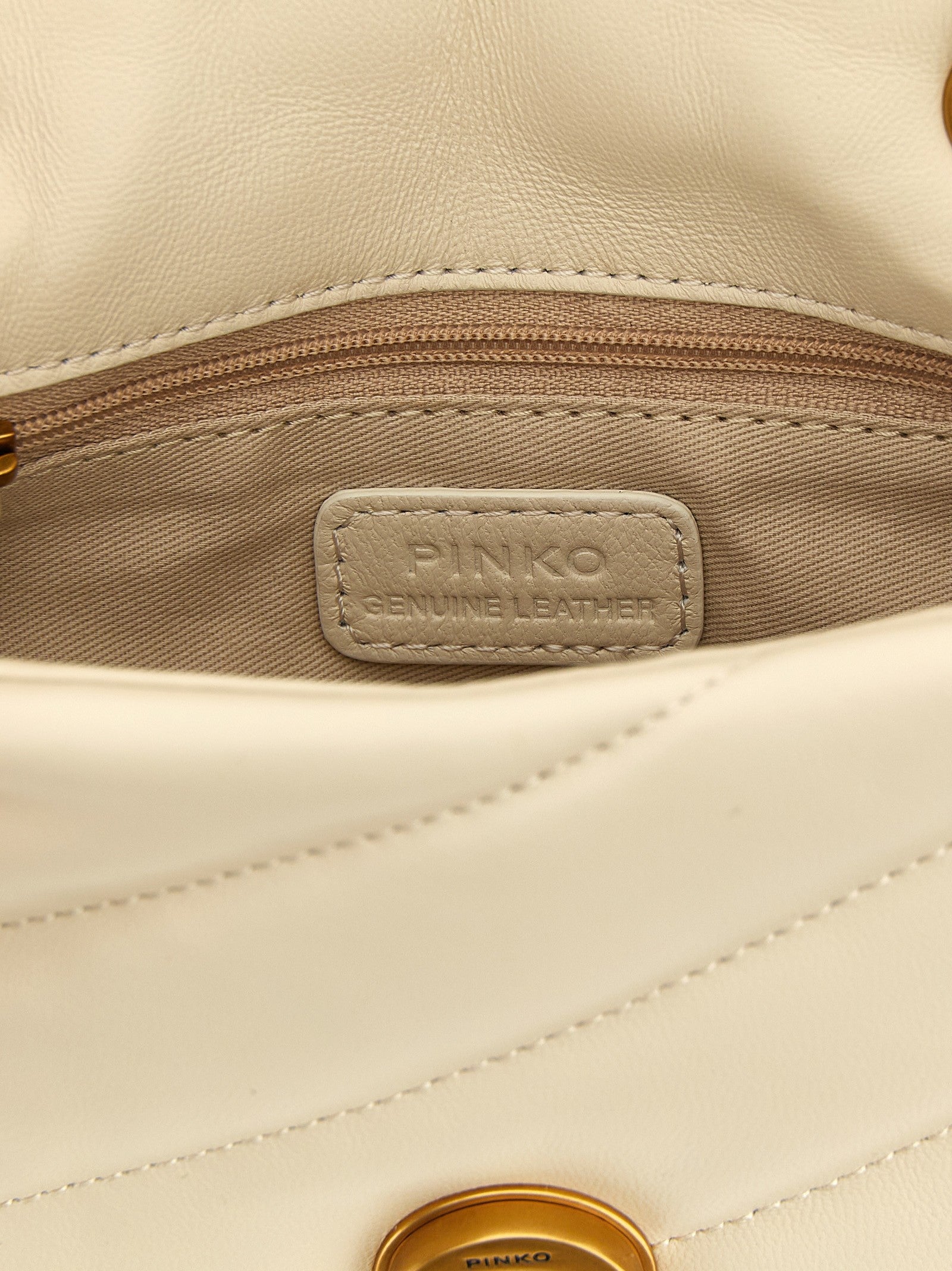 Pinko Baby Love Puff Crossbody Bag White
