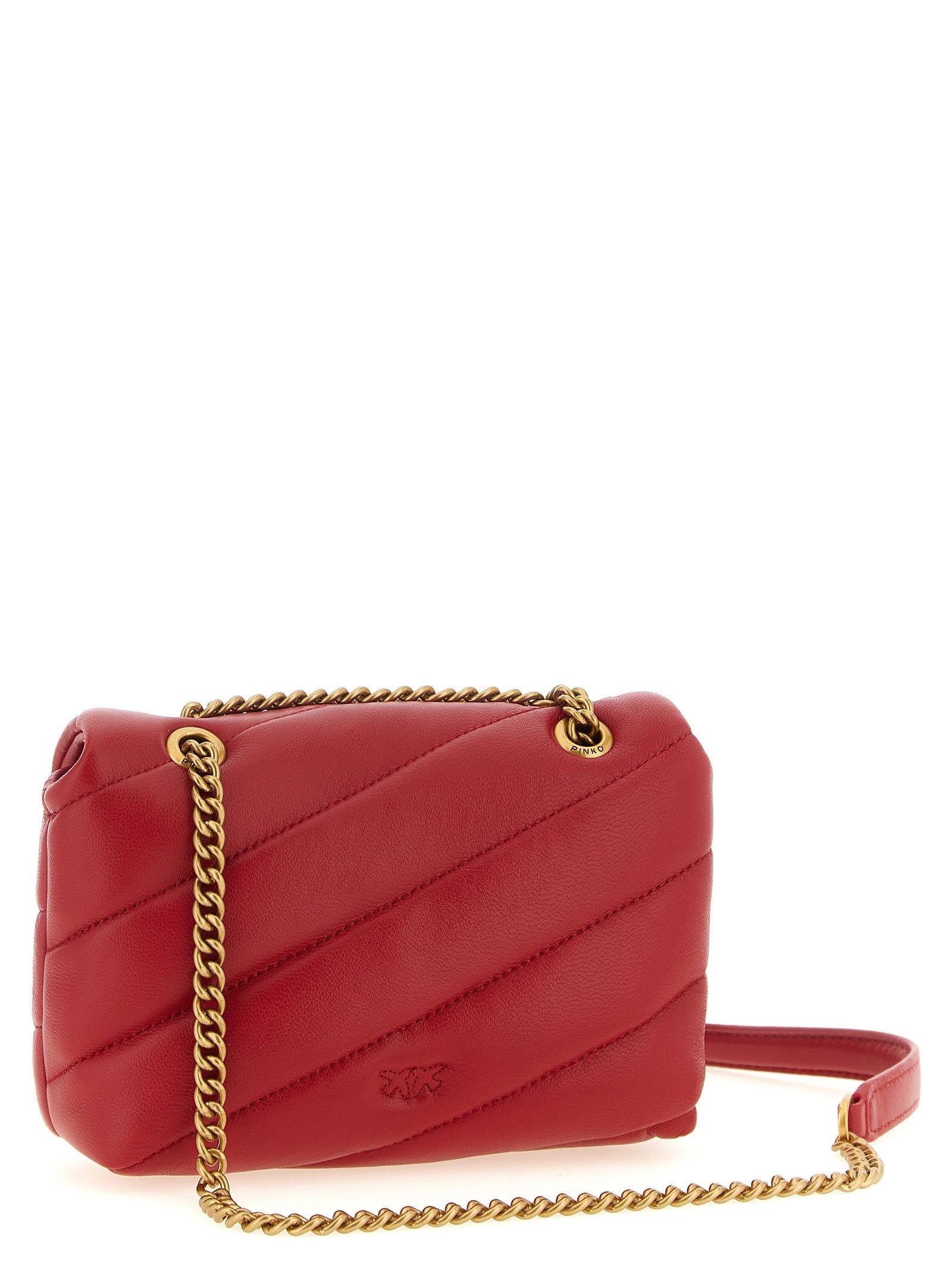 Pinko Baby Love Puff Crossbody Bag Red