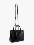 Saint Laurent Women's Baby Sac De Jour Leather Handbag Black, view 3