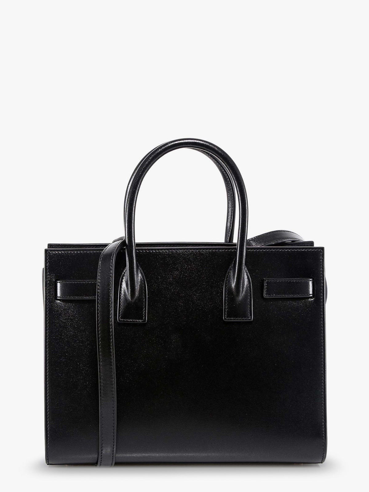 Saint Laurent Women's Baby Sac De Jour Leather Handbag Black, view 2