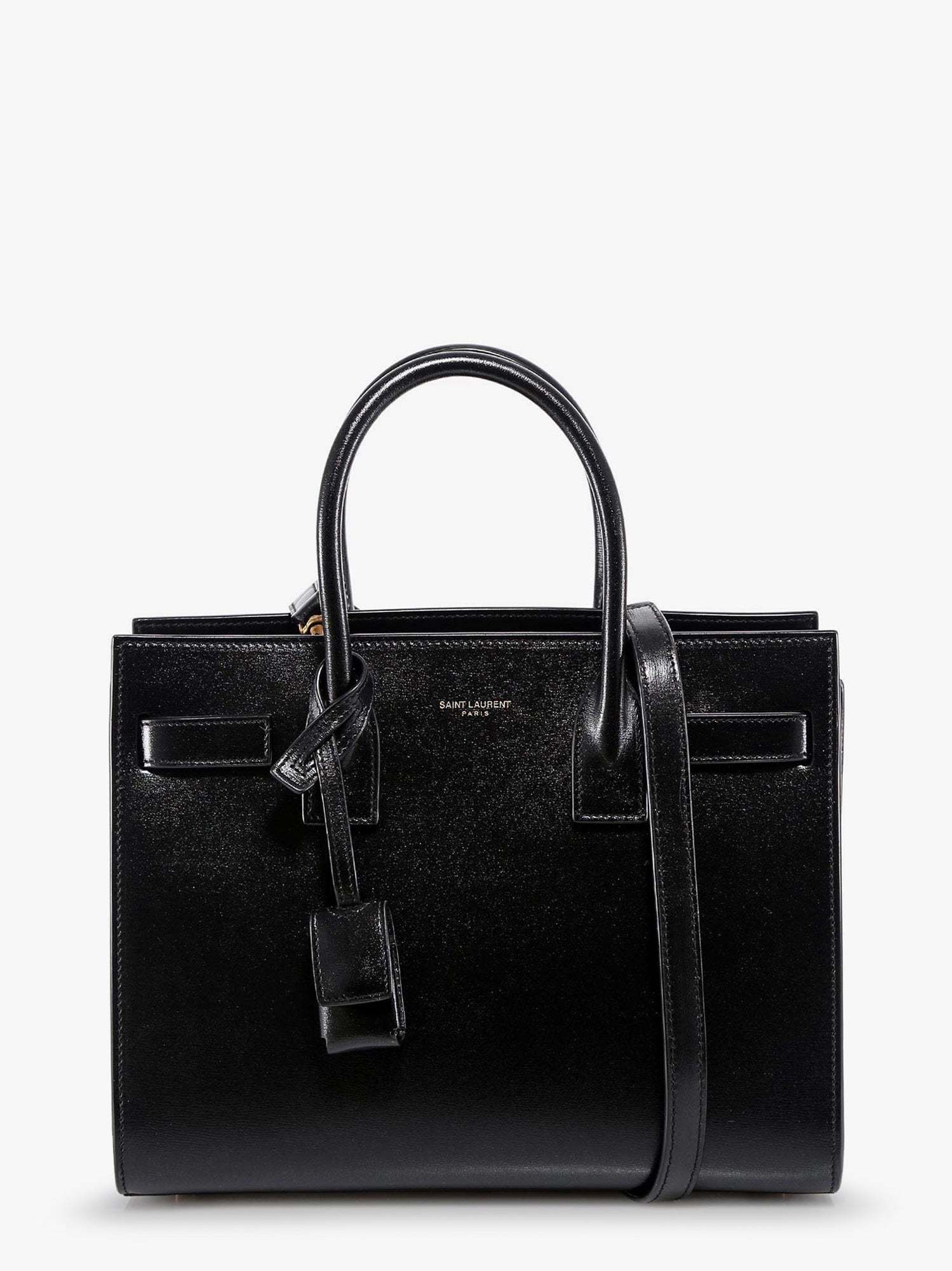 Saint Laurent Women's Baby Sac De Jour Leather Handbag Black