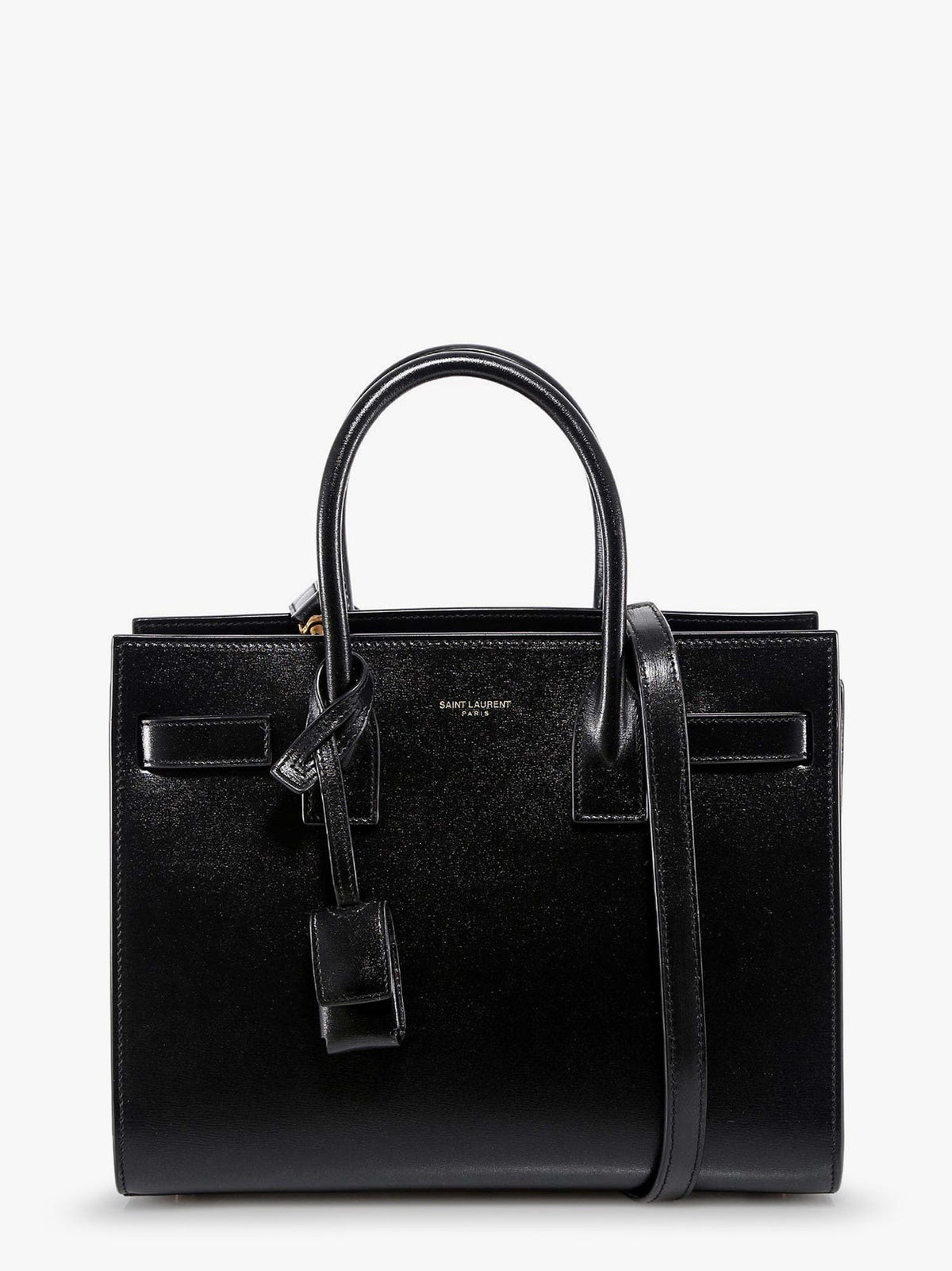 Saint Laurent Women's Baby Sac De Jour Leather Handbag Black