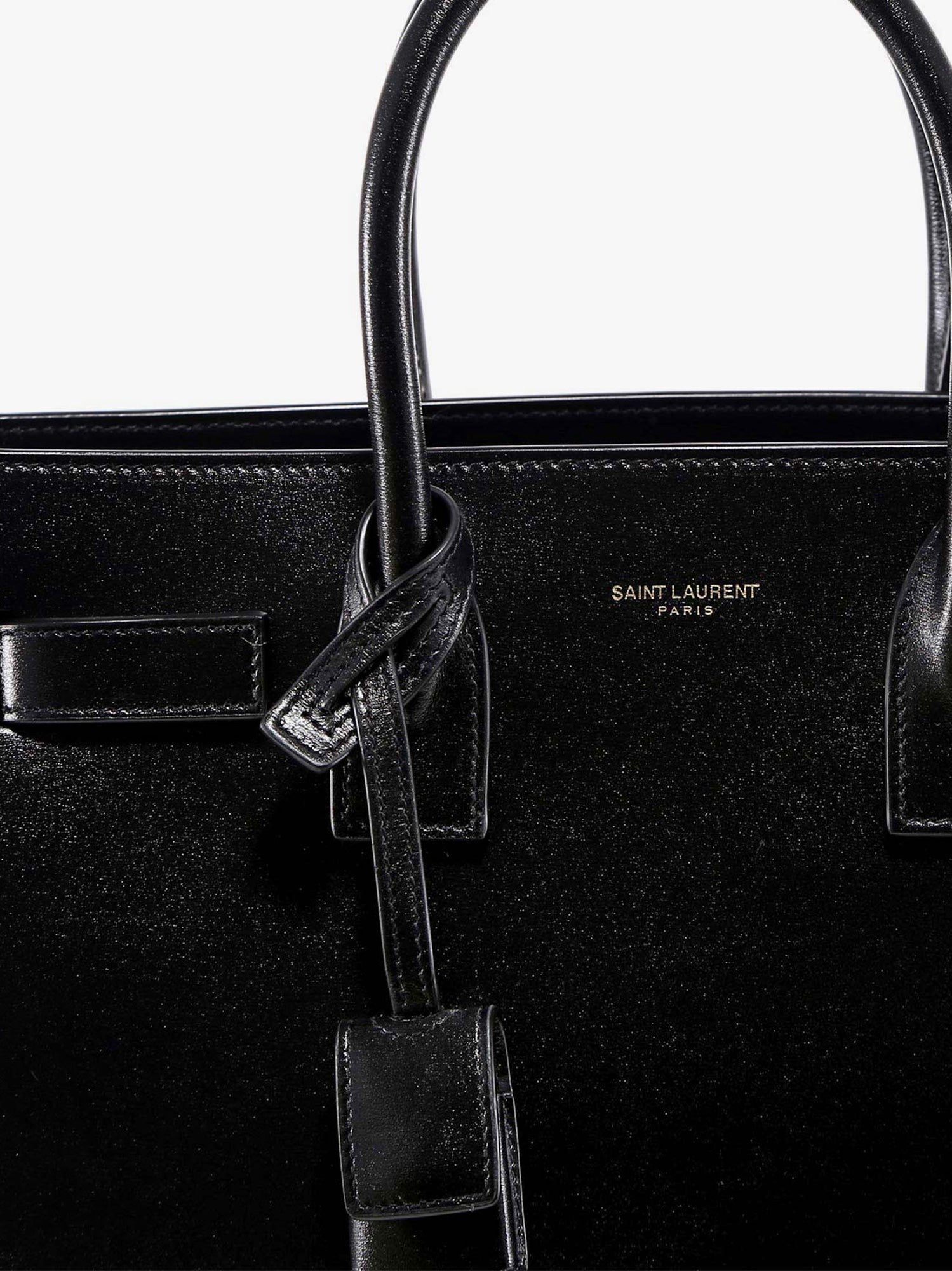 Saint Laurent Women's Baby Sac De Jour Leather Handbag Black