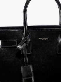 Saint Laurent Women's Baby Sac De Jour Leather Handbag Black