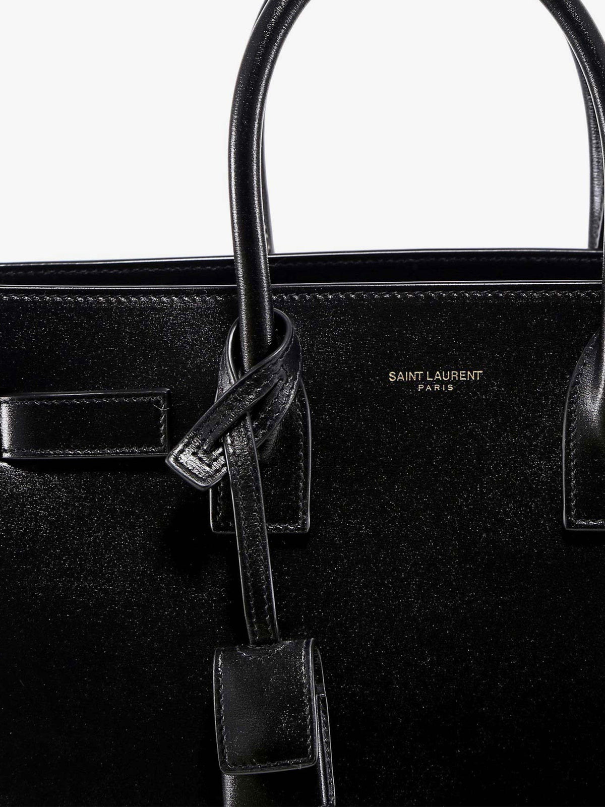 Saint Laurent Women's Baby Sac De Jour Leather Handbag Black, view 4
