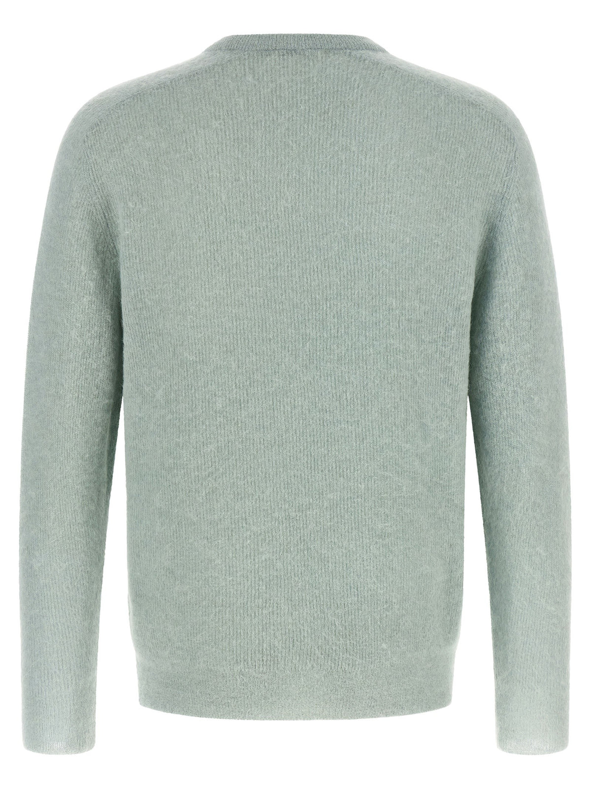 AURALEE Baby Suri Alpaca Sheer Sweater Green, view 2