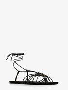 Saint Laurent Women's Babylone Sandals Black, view 2