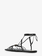 Saint Laurent Women's Babylone Sandals Black, view 3